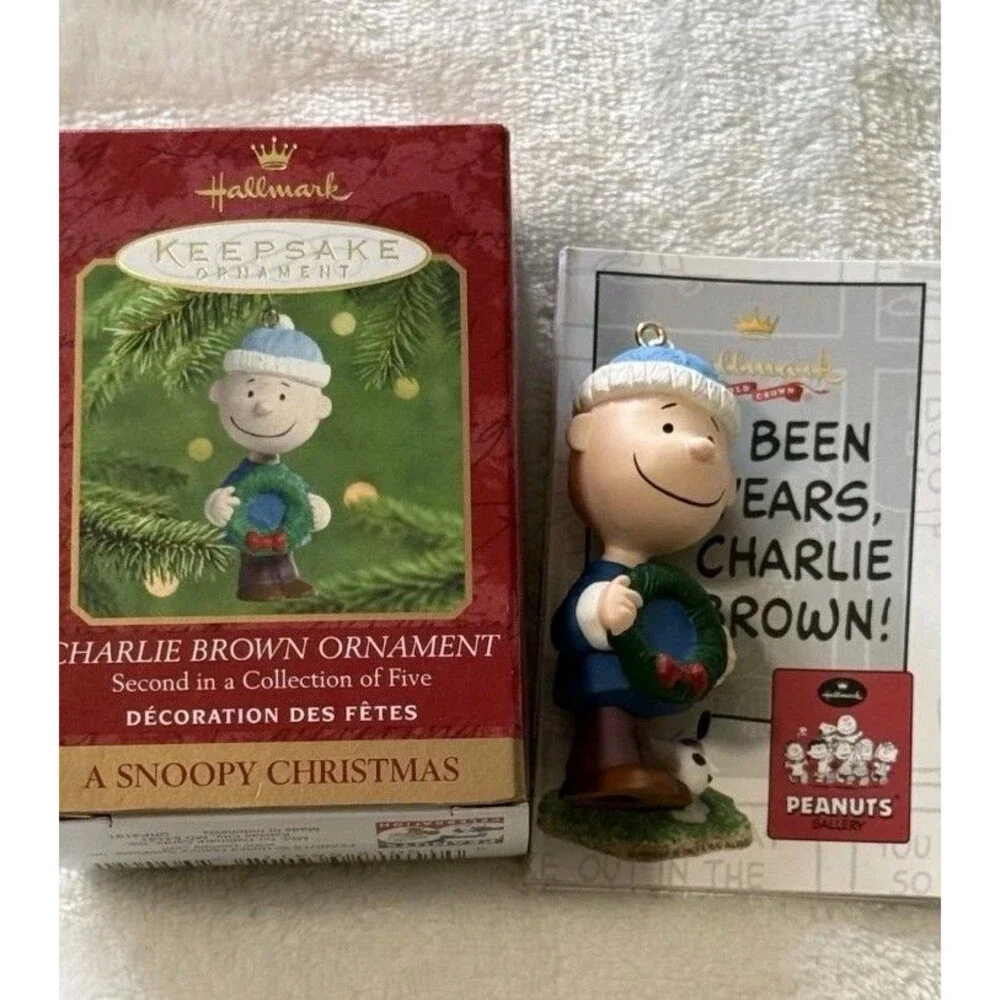 NEW Vintage Hallmark Keepsake Charlie Brown Ornament A Snoopy Christmas #2 of 5